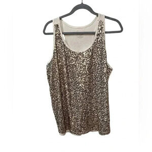 Lane Bryant Women’s Plus Size 18/20 Unique Sequins Tank Top